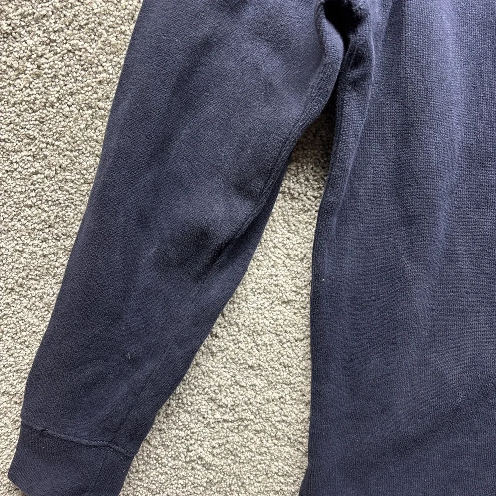 Vintage‎ Y2K Polo Ralph Lauren Blue 1/4 Zip Large Fleece Pullover USA 90s Preppy